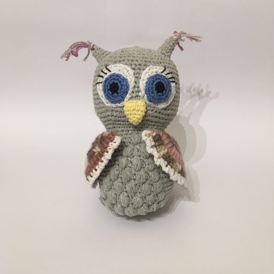 Baykuşlu Yenidoğan Amigurumi Emzik Seti - Görsel 2