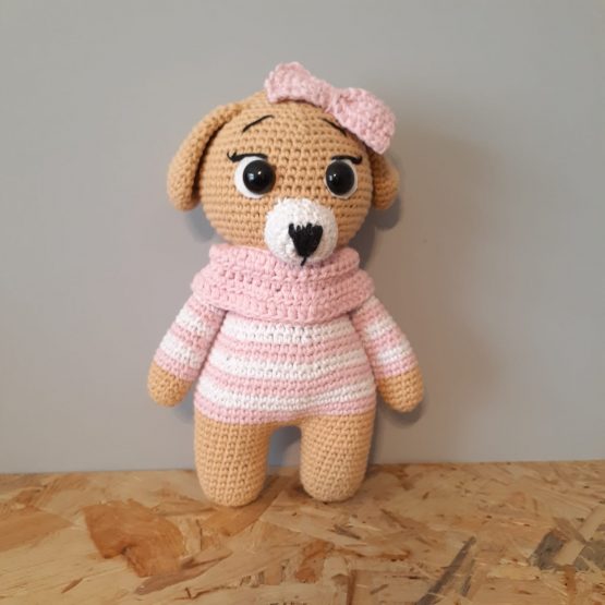 Kazaklı Köpek Amigurumi Oyuncak