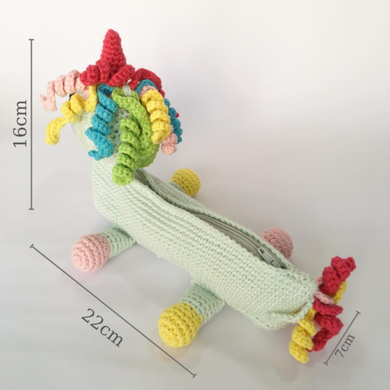Unicorn Amigurumi Kalem Kutusu - Görsel 3