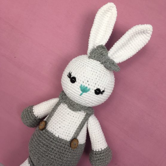Tavşanlı Yenidoğan Amigurumi Emzik Seti - Görsel 6