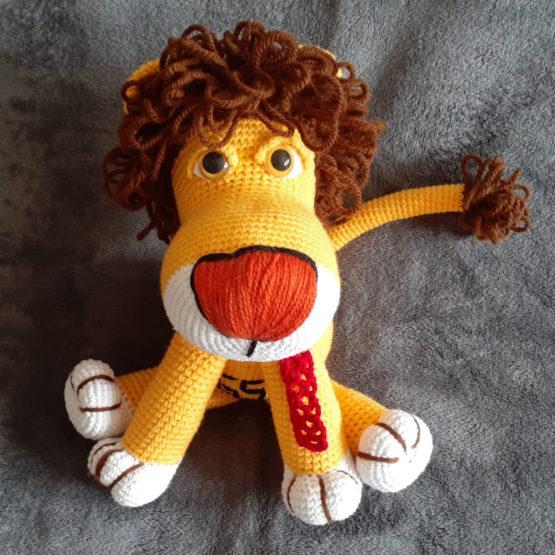 Aslan Amigurumi Oyuncak Galatasaray
