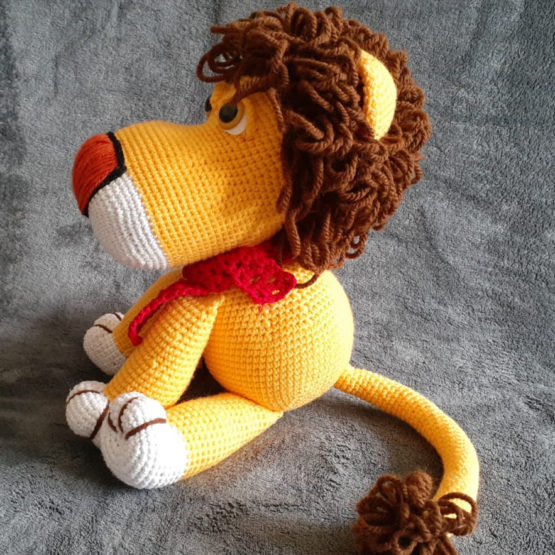 Aslan Amigurumi Oyuncak Galatasaray - Görsel 2