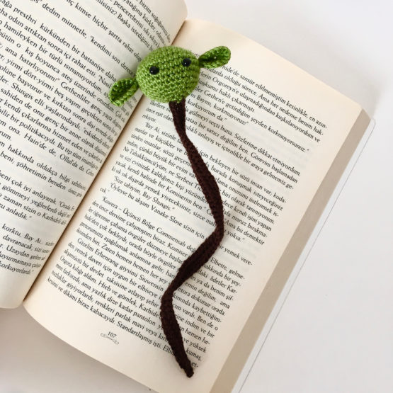 Baby Yoda Amigurumi Kitap Ayracı