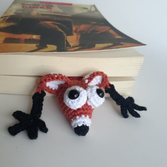 Tilki Amigurumi Kitap Ayracı - Görsel 2