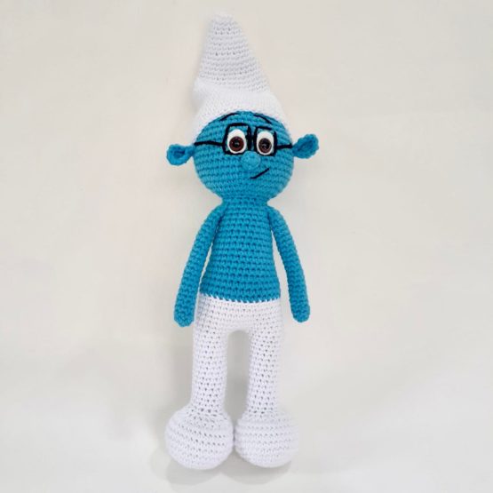 Gözlüklü Şirin Amigurumi Oyuncak