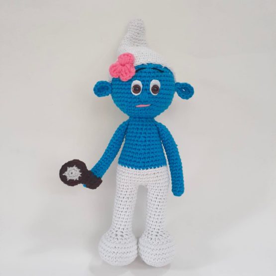 Süslü Şirin Amigurumi Oyuncak