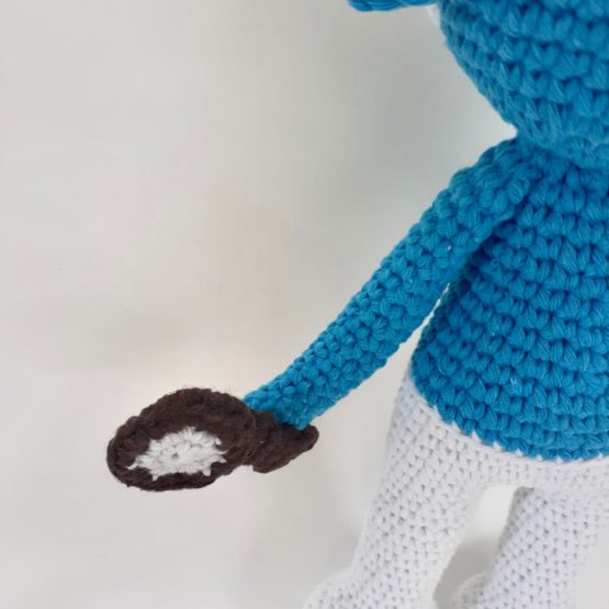 Süslü Şirin Amigurumi Oyuncak - Görsel 3