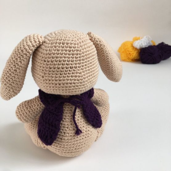 Papatyalı Tavşan Amigurumi Oyuncak - Görsel 4
