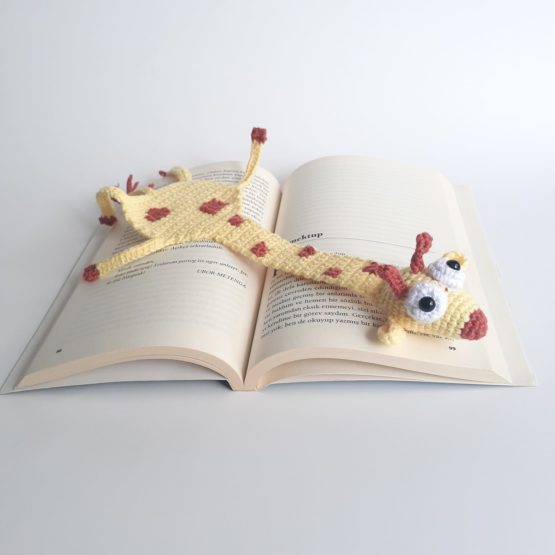 Zürafa Amigurumi Kitap Ayracı