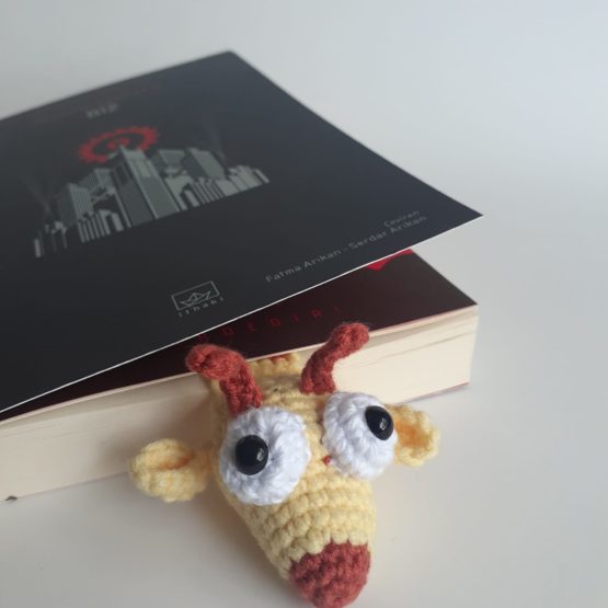 Zürafa Amigurumi Kitap Ayracı - Görsel 2