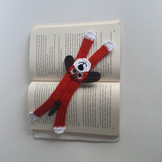 Köpek Örgü Kitap Ayracı