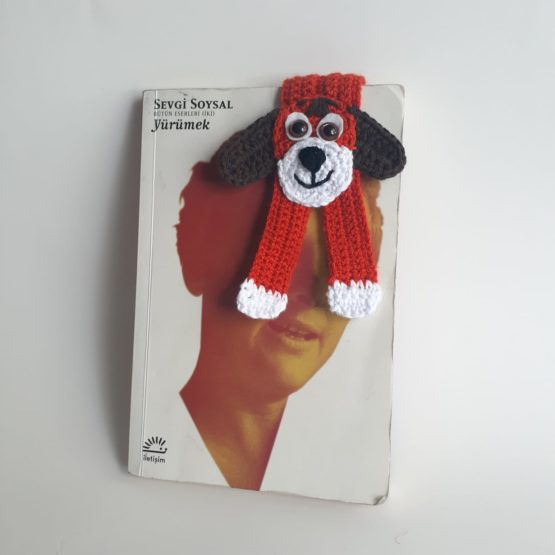Köpek Örgü Kitap Ayracı - Görsel 3