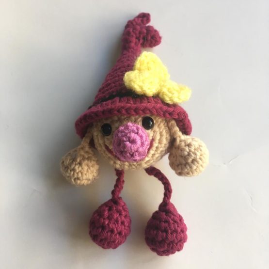 Cüce Kız Amigurumi Anahtarlık / Çanta Süsü - Görsel 7