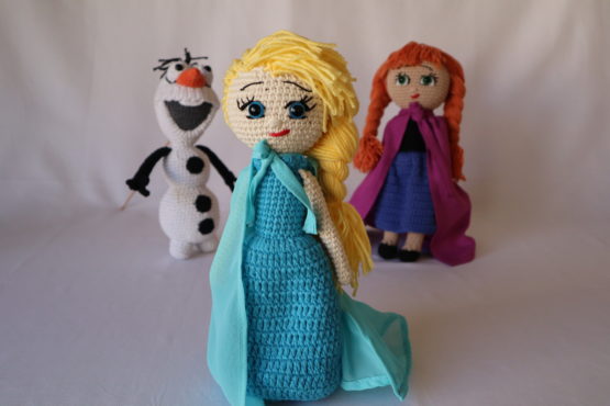 Elsa Amigurumi Oyuncak Bebek (Karlar Ülkesi)