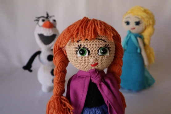 Anna Amigurumi Oyuncak Bebek (Karlar Ülkesi) - Görsel 2