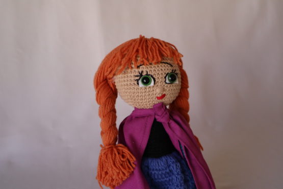 Anna Amigurumi Oyuncak Bebek (Karlar Ülkesi) - Görsel 3