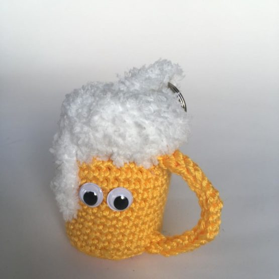 Bira Amigurumi Anahtarlık / Çanta Süsü - Görsel 2