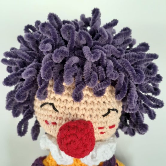 Mini Palyaço Amigurumi Oyuncak (24cm) - Görsel 2